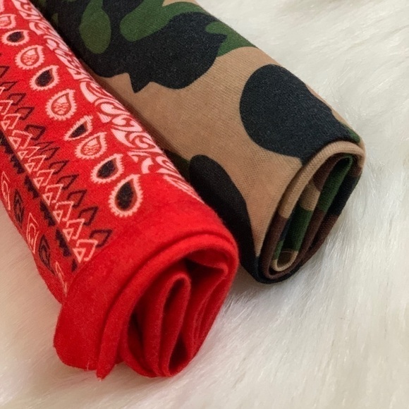 UNISEX VERSATILE SCARF | BANDANA | HAIR BAND | HEADBAND | BRACELET | NECK WARMER - Picture 2 of 6